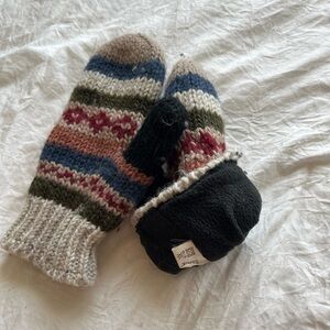 Crochet mittens